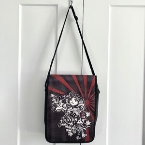 Disney, Bag, Pin Trading Bag, Disney, Mickey Mouse, Shoulder Bag, Good Condition